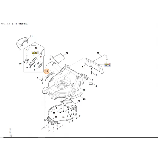 STIHL Listwa ochronna WA40 706 7305